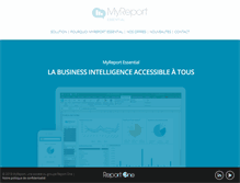 Tablet Screenshot of myreport.fr